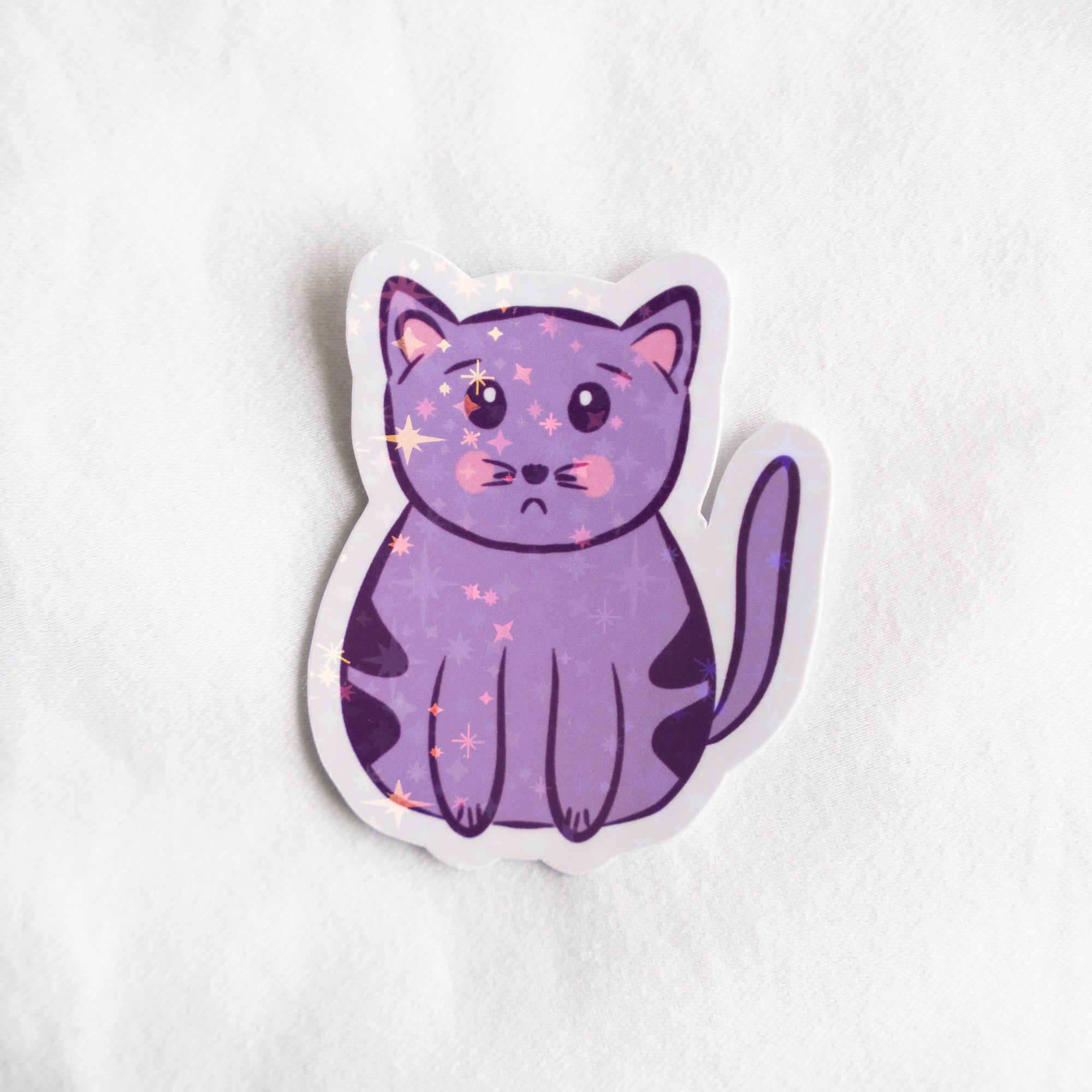 Cute cat mood stickers