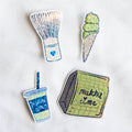 Matcha Time sticker pack (Set of 4)